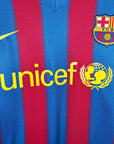 2009 - 10 FC Barcelona Home Shirt Messi 10 - 9/10 - (M) - Eternal Pitch