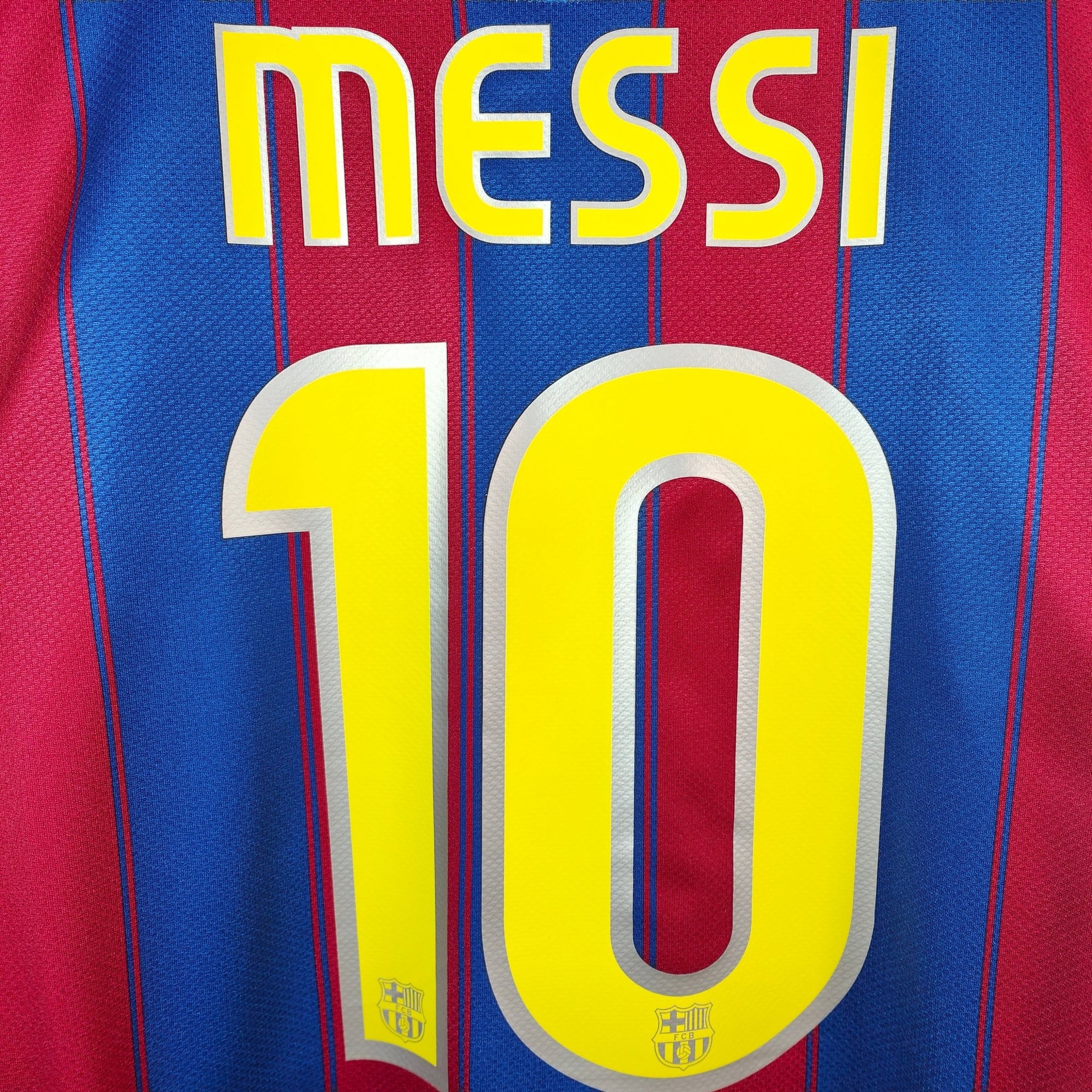 2009 - 10 FC Barcelona Home Shirt Messi 10 - 9/10 - (M) - Eternal Pitch