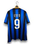 2009 - 10 Inter Milan Home Shirt Eto'o 9 - 9/10 - (L) - Eternal Pitch