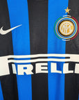 2009 - 10 Inter Milan Home Shirt Eto'o 9 - 9/10 - (L) - Eternal Pitch