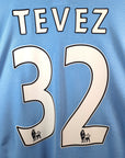 2009 - 10 Manchester City Home Shirt Tevez 32 - 9/10 - (46 XL) - Eternal Pitch