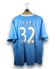 2009 - 10 Manchester City Home Shirt Tevez 32 - 9/10 - (46 XL) - Eternal Pitch