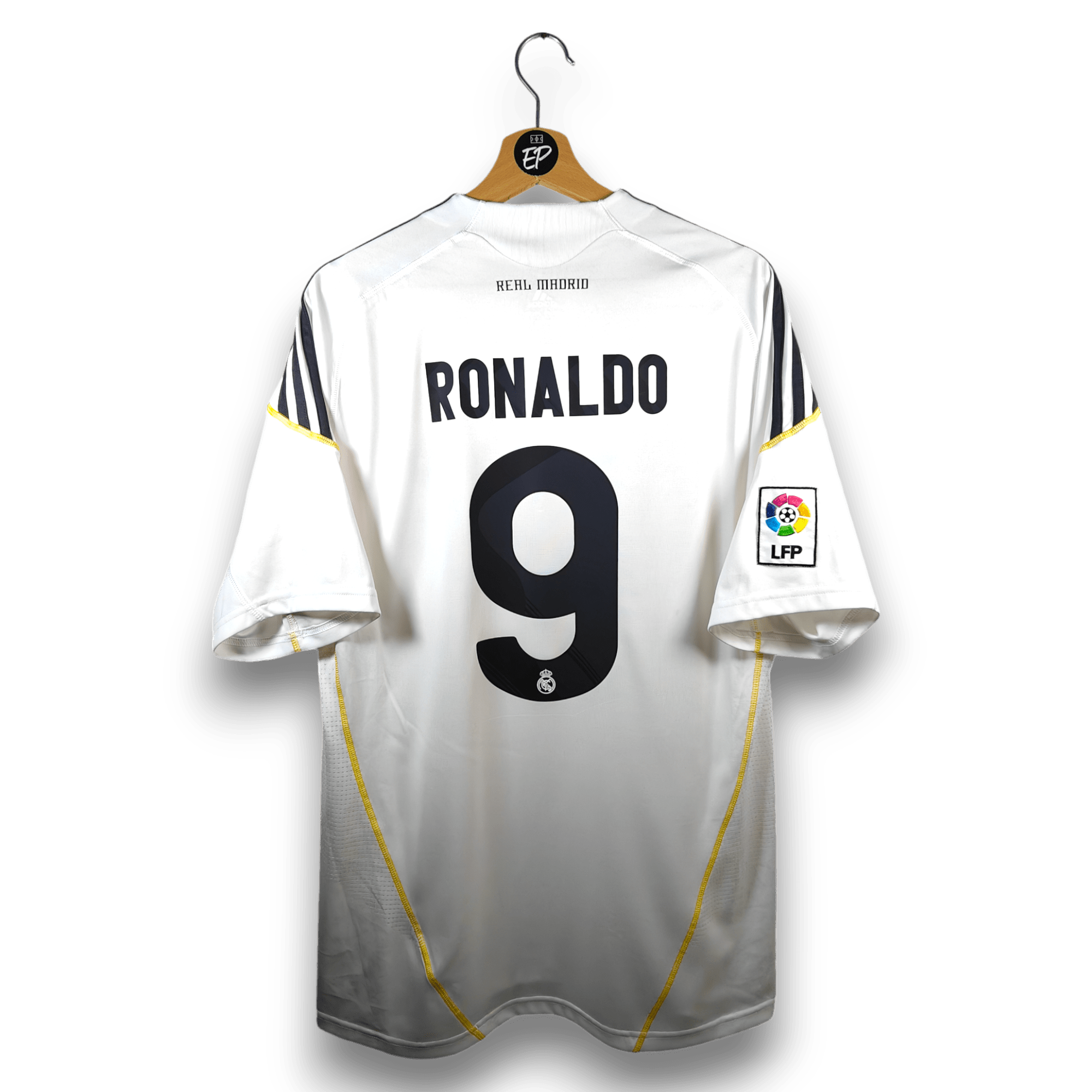 2009 - 10 Real Madrid Home Shirt Ronaldo 9 - 9/10 - (L) - Eternal Pitch