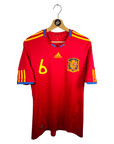 2009 - 10 Spain Home Shirt Iniesta 6 - 9/10 - (M) - Eternal Pitch