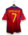 2009 - 10 Spain Home Shirt Villa 7 (M) - Eternal Pitch