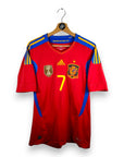 2009 - 10 Spain Home Shirt Villa 7 (M) - Eternal Pitch