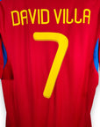 2009 - 10 Spain Home Shirt Villa 7 (M) - Eternal Pitch