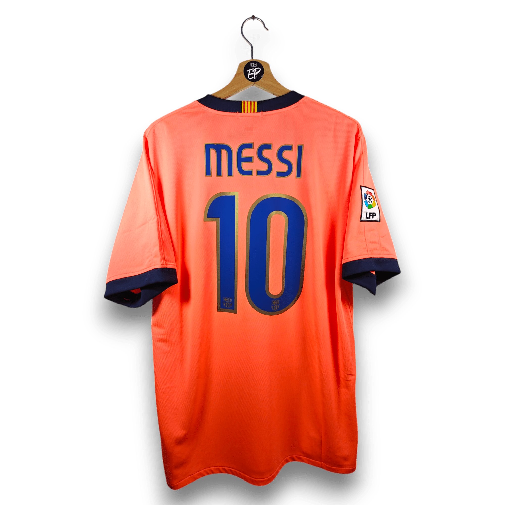 2009-11 FC Barcelona Away Shirt Messi #10 - 9.5/10 - (L