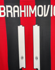 2010 - 11 AC Milan Home Shirt Ibrahimovic 11 - 9.5/10 - (M) - Eternal Pitch