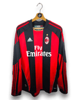 2010 - 11 AC Milan Home Shirt LS Ibrahimovic 11 - 9/10 - (M) - Eternal Pitch
