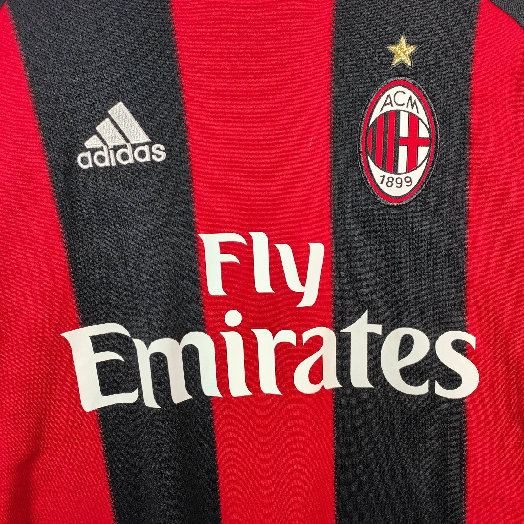 2010 - 11 AC Milan Home Shirt LS Ibrahimovic 11 - 9/10 - (M) - Eternal Pitch