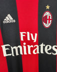 2010 - 11 AC Milan Home Shirt LS Ibrahimovic 11 - 9/10 - (M) - Eternal Pitch