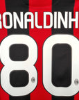 2010 - 11 AC Milan Home Shirt Ronaldinho 80 - 9.5/10 - (M) - Eternal Pitch