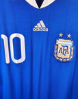 2010 - 11 Argentina Away Shirt Messi 10 - 8.5/10 - (L) - Eternal Pitch