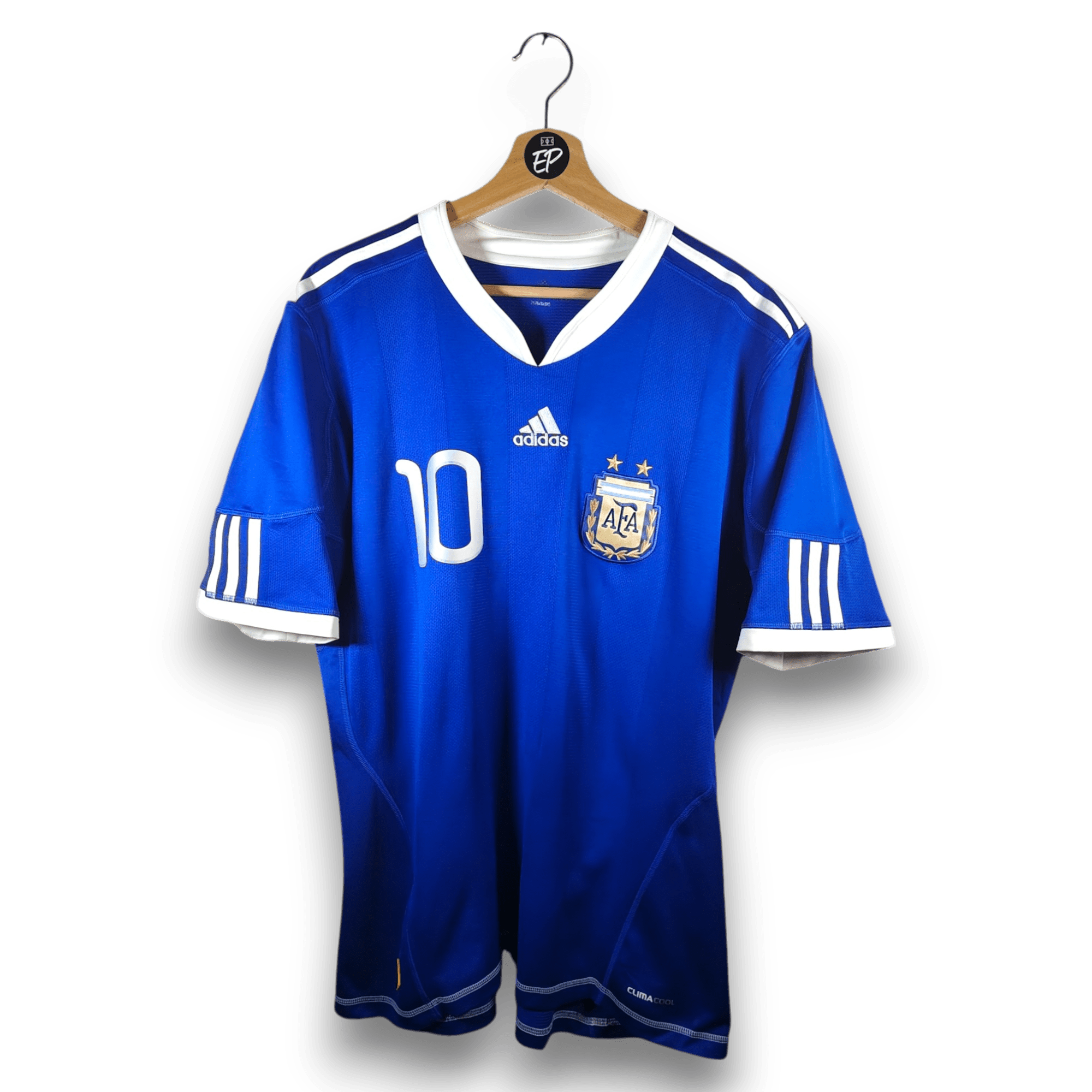 2010 - 11 Argentina Away Shirt Messi 10 - 8.5/10 - (L) - Eternal Pitch