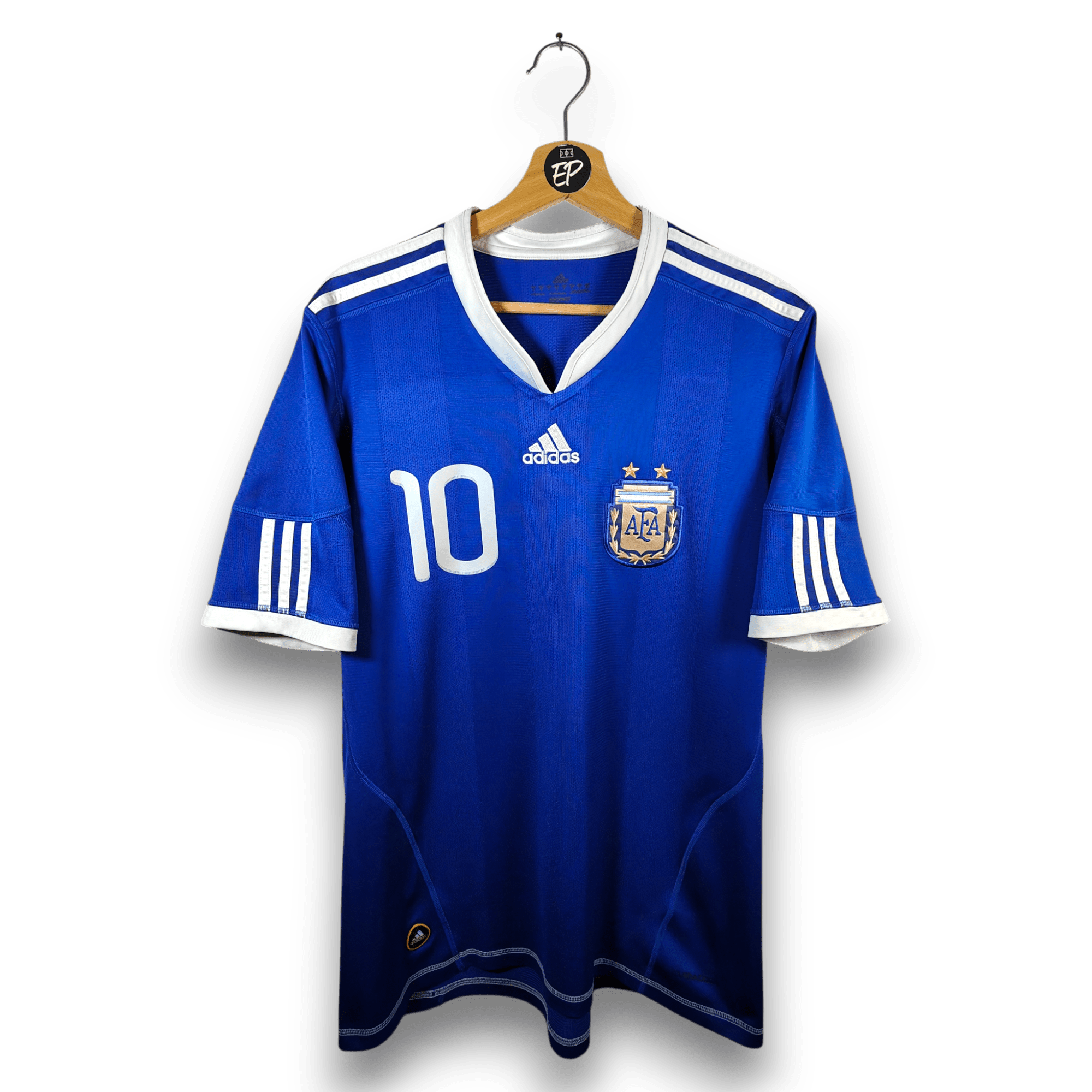 2010 - 11 Argentina Away Shirt Messi 10 - 8.5/10 - (M) - Eternal Pitch