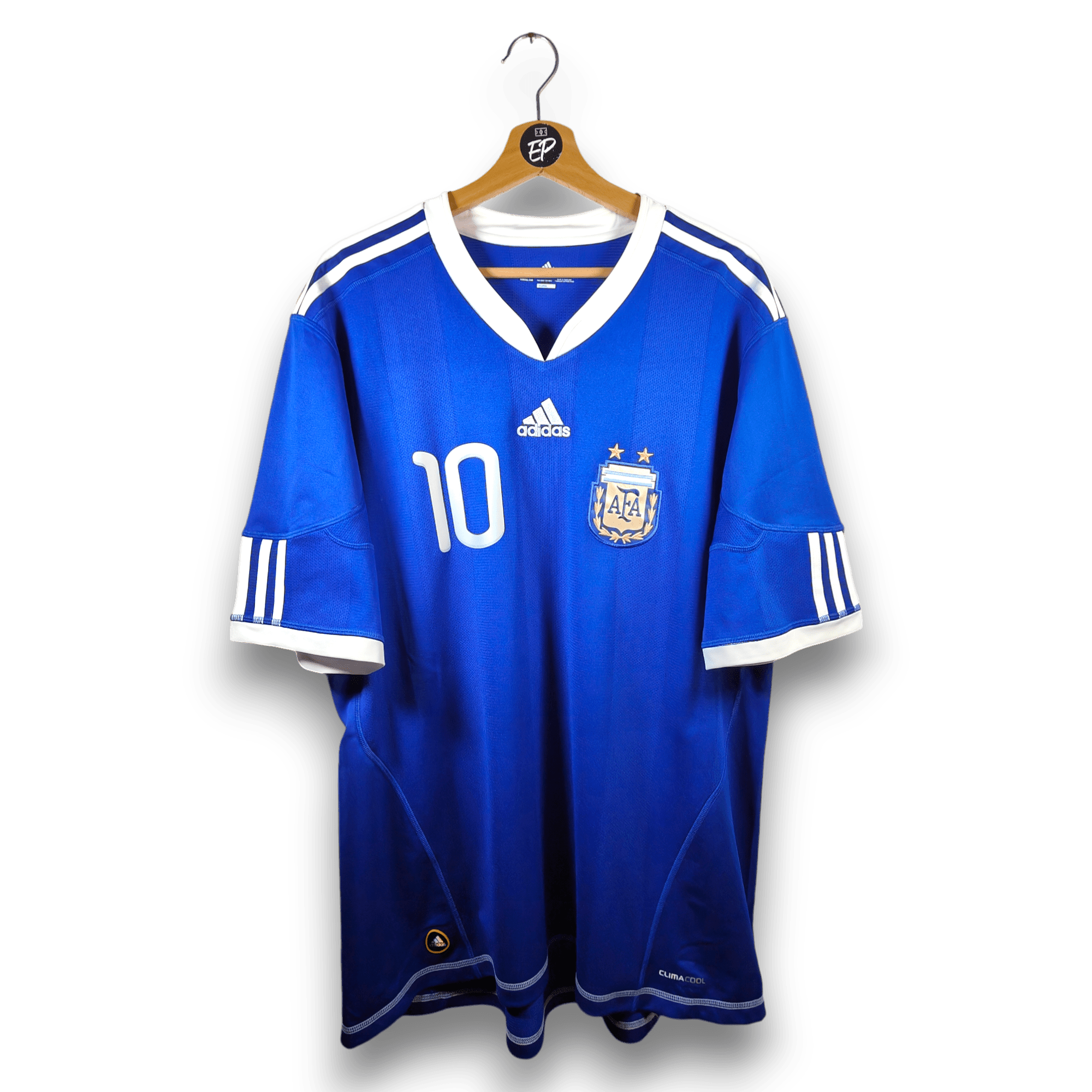 2010 - 11 Argentina Away Shirt Messi 10 - 9.5/10 - (XL) - Eternal Pitch