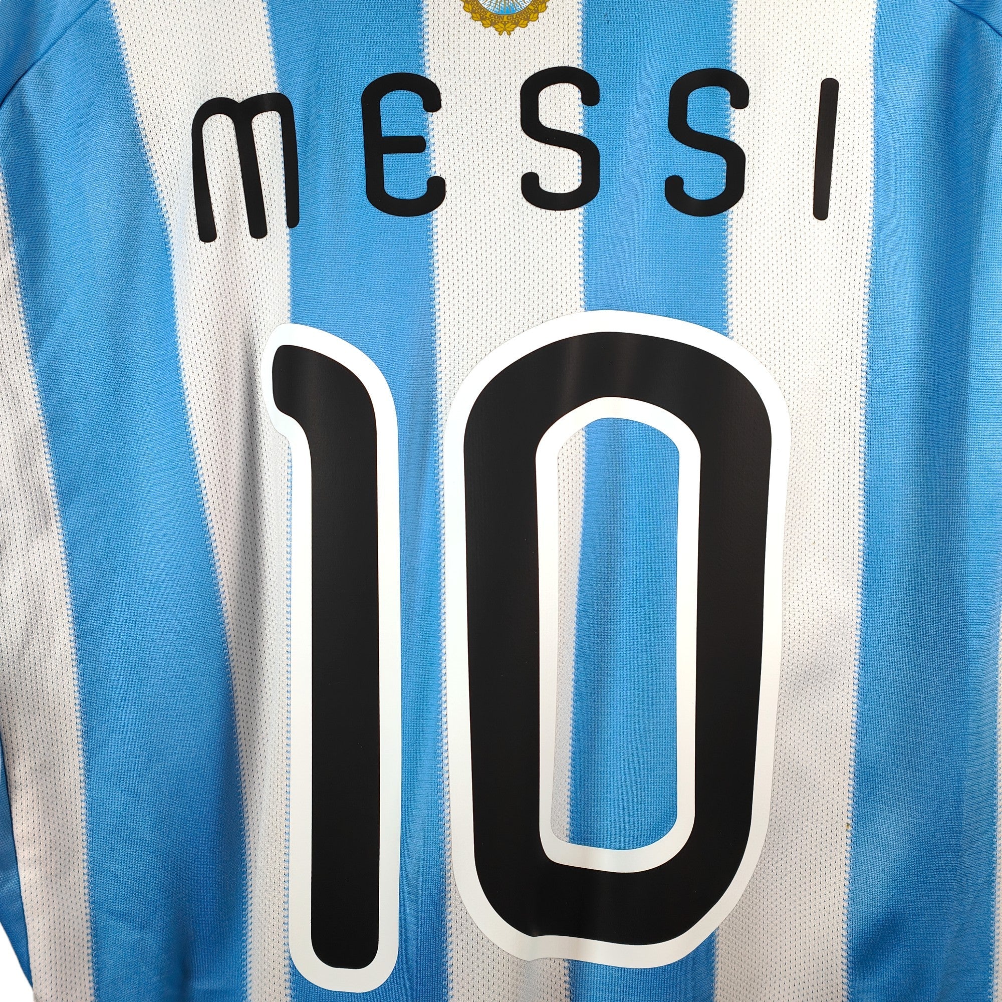 2010 - 11 Argentina Home Shirt Messi 10 - 8.5/10 - (XL) - Eternal Pitch