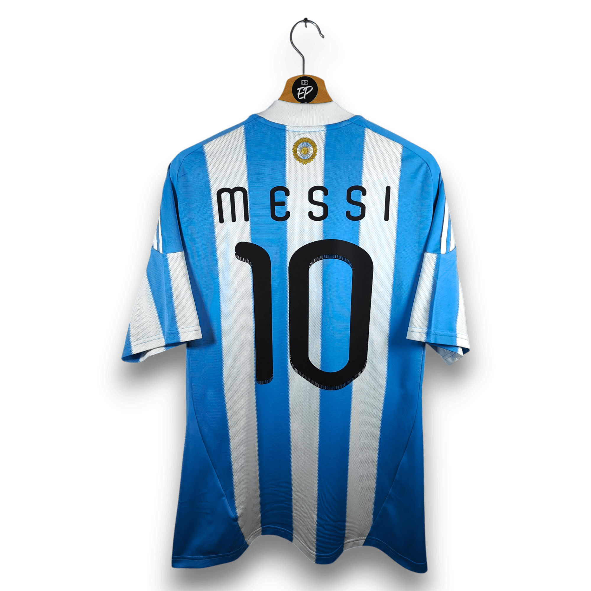 2010 - 11 Argentina Home Shirt Messi 10 - 9.5/10 - (M) - Eternal Pitch
