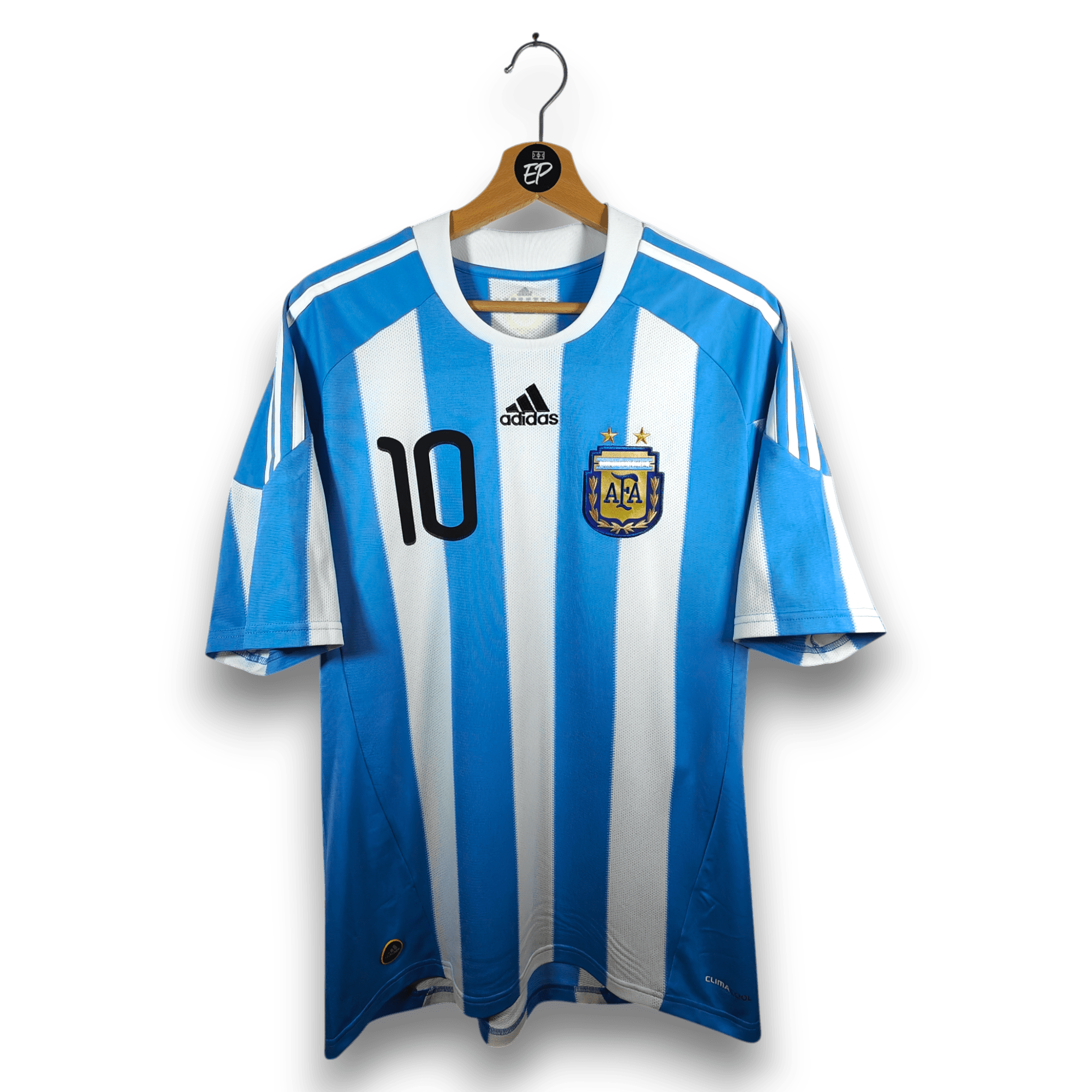 2010 - 11 Argentina Home Shirt Messi 10 - 9.5/10 - (M) - Eternal Pitch