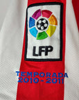 2010 - 11 Atletico Madrid Home Shirt Kun Agüero 10 - 9/10 - (S) - Eternal Pitch
