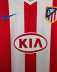 2010 - 11 Atletico Madrid Home Shirt Kun Agüero 10 - 9/10 - (S) - Eternal Pitch
