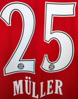 2010 - 11 Bayern Munich Home Shirt Muller 25 - 8/10 - (XL) - Eternal Pitch