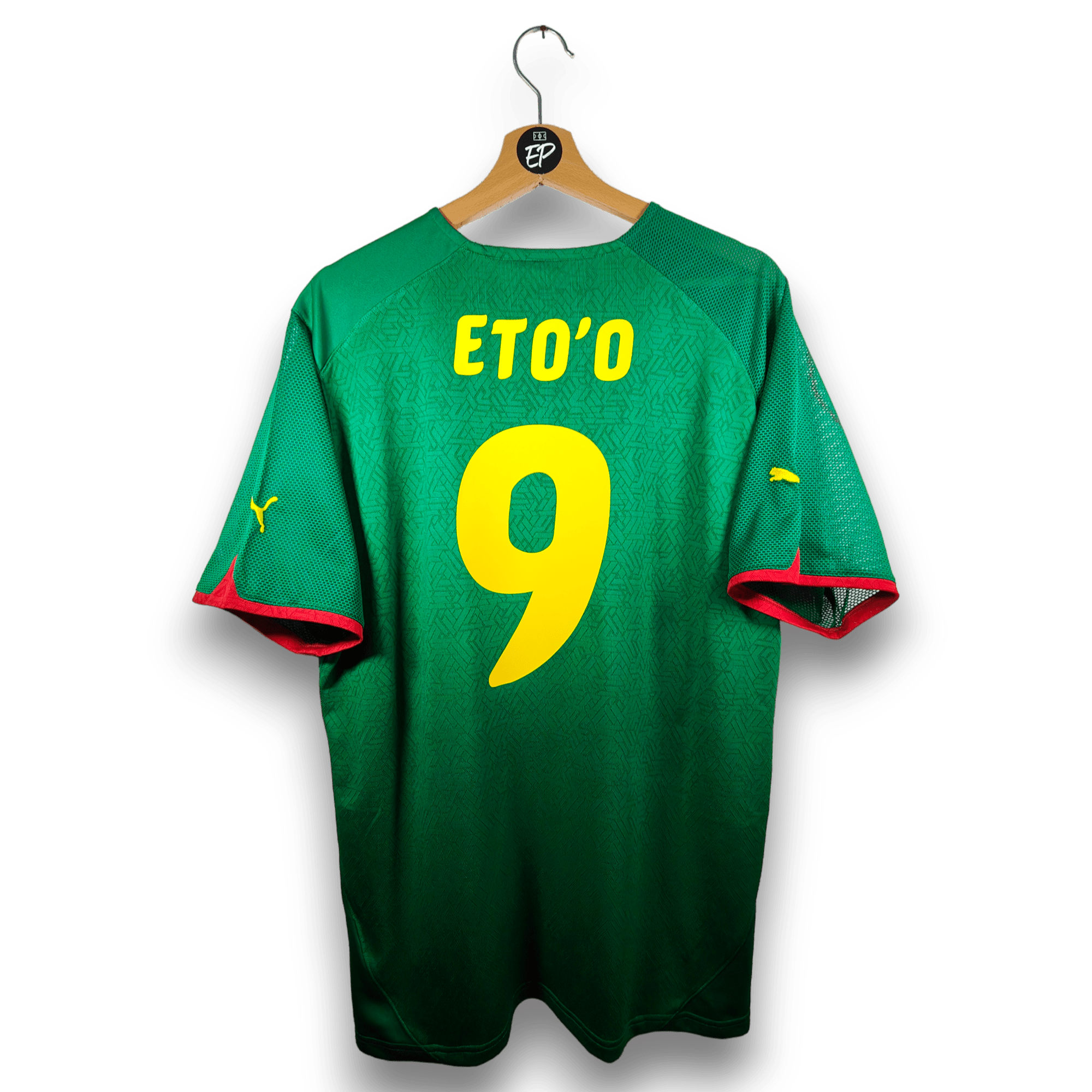 2010 - 11 Cameroon Home Shirt Eto'o 9 - 8/10 - (XL) - Eternal Pitch