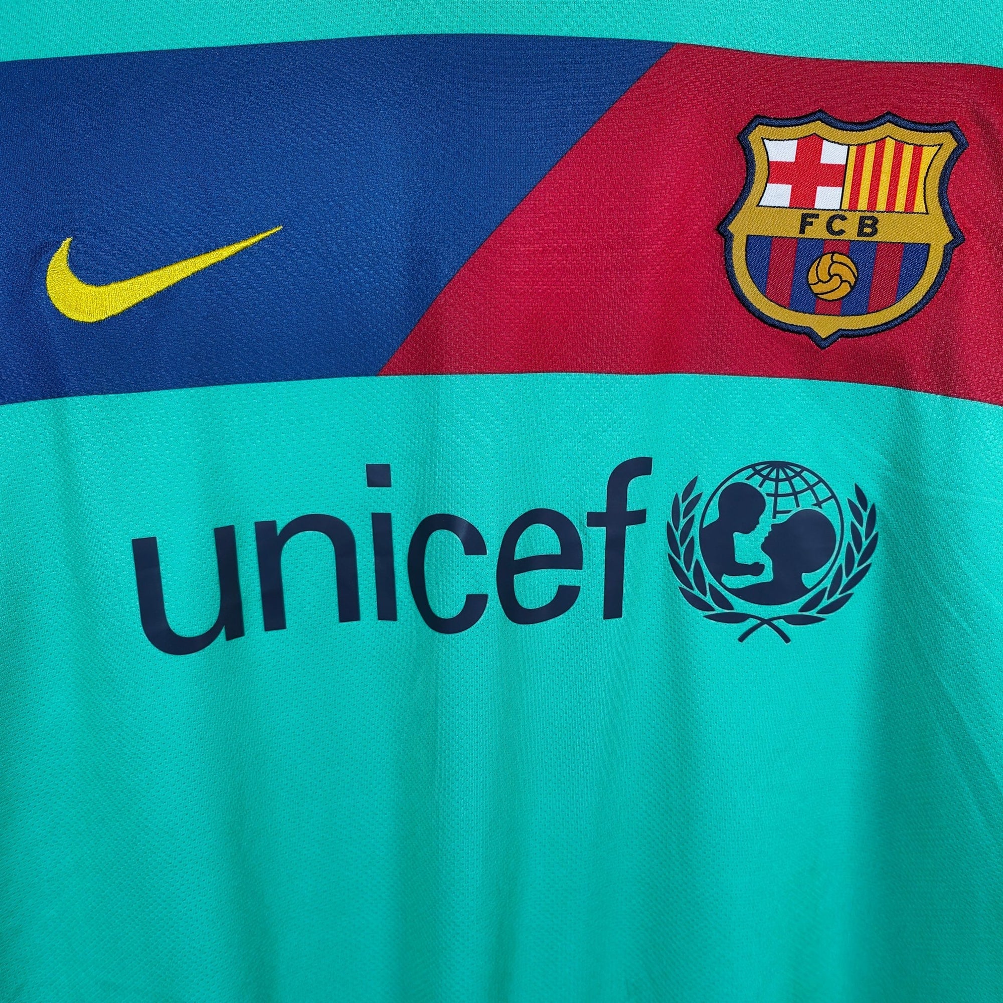 2010 - 11 FC Barcelona Away Shirt Messi 10 - 8.5/10 - (XL) - Eternal Pitch