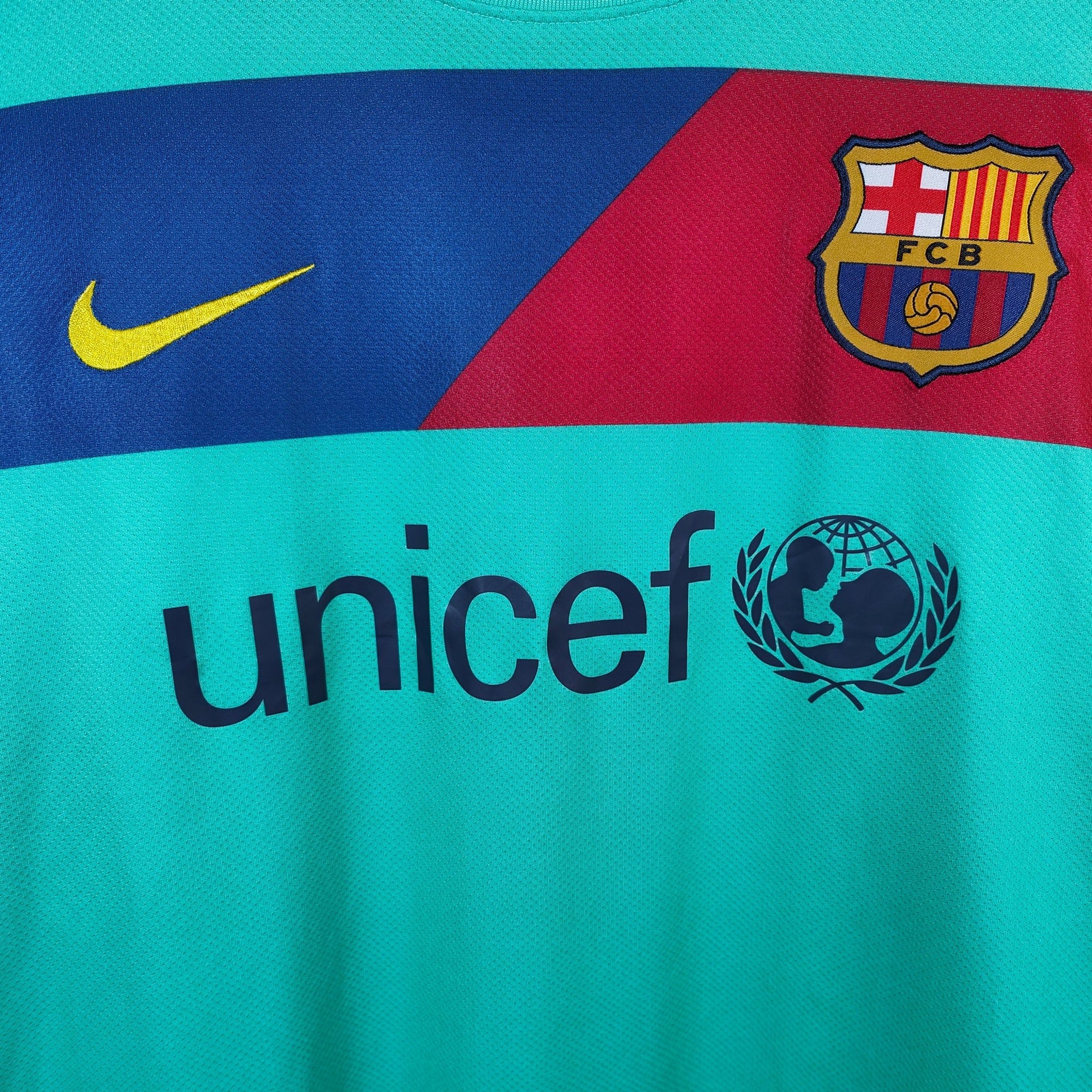 2010 - 11 FC Barcelona Away Shirt Messi 10 - 9.5/10 - (XL) - Eternal Pitch