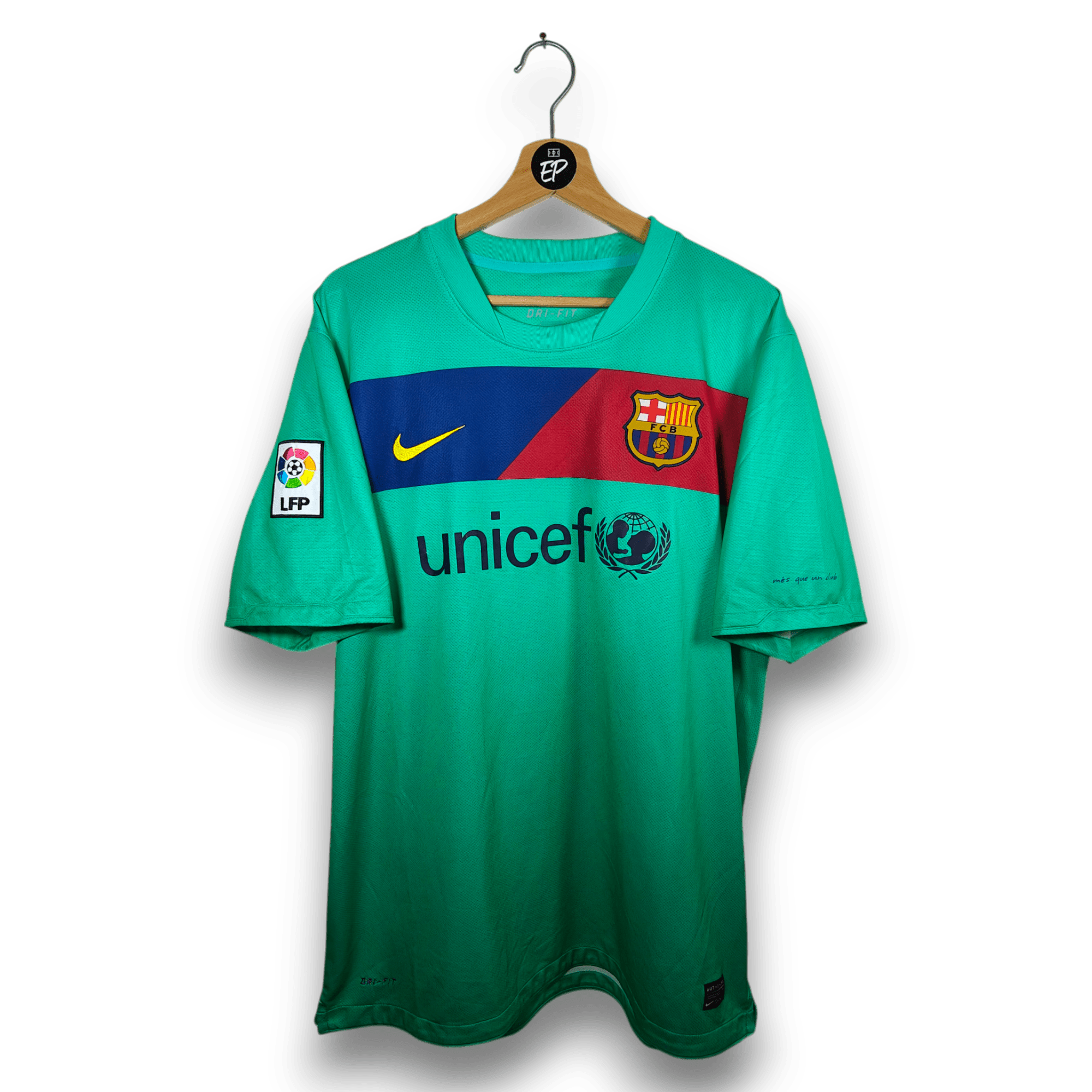 2010 - 11 FC Barcelona Away Shirt Messi 10 - 9.5/10 - (XL) - Eternal Pitch