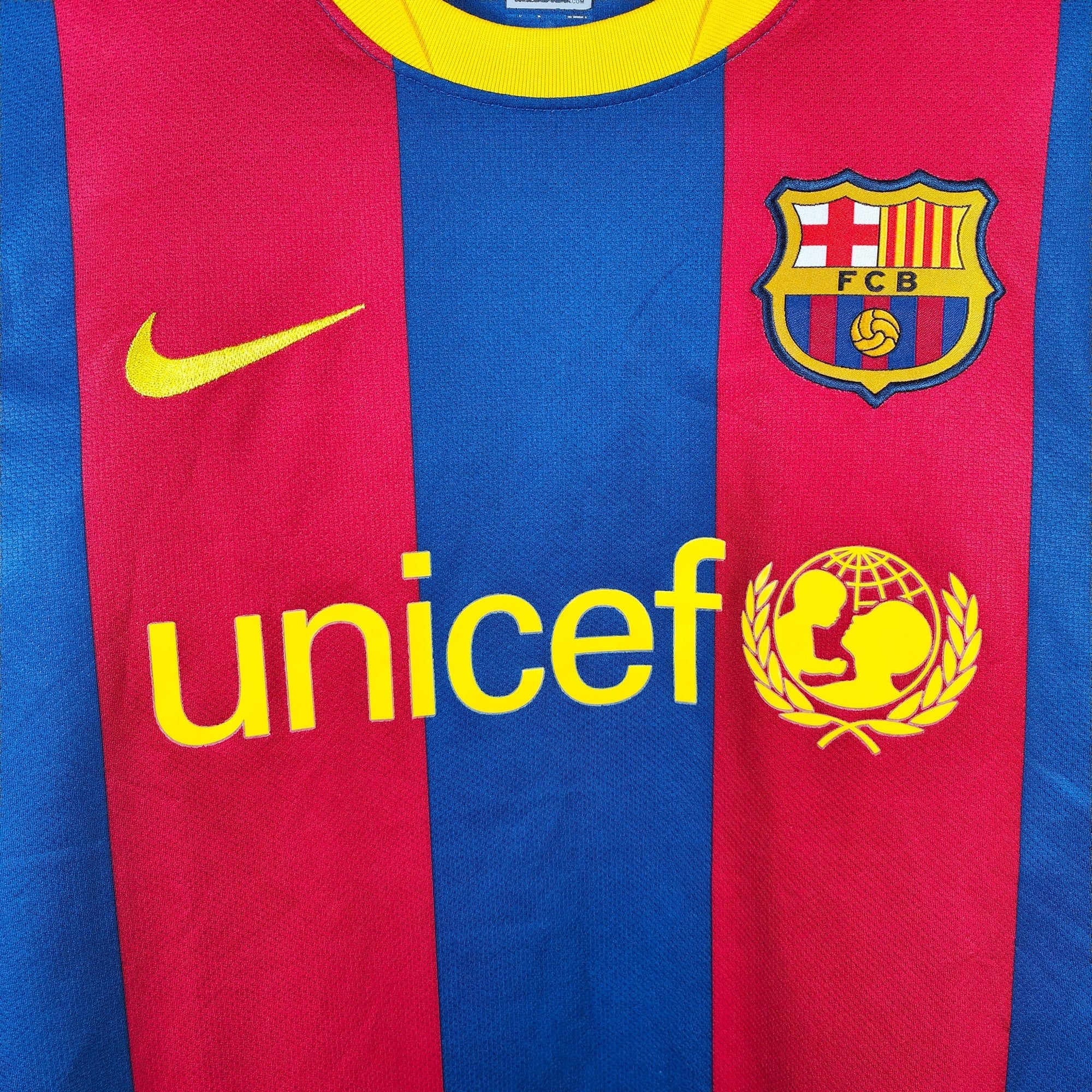 2010 - 11 FC Barcelona Home Shirt Messi 10 - 9.5/10 - (M) - Eternal Pitch