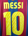 2010 - 11 FC Barcelona Home Shirt Messi 10 (XL) - Eternal Pitch