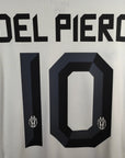 2010 - 11 Juventus Away Shirt Del Piero 10 - 8/10 - (XL) - Eternal Pitch