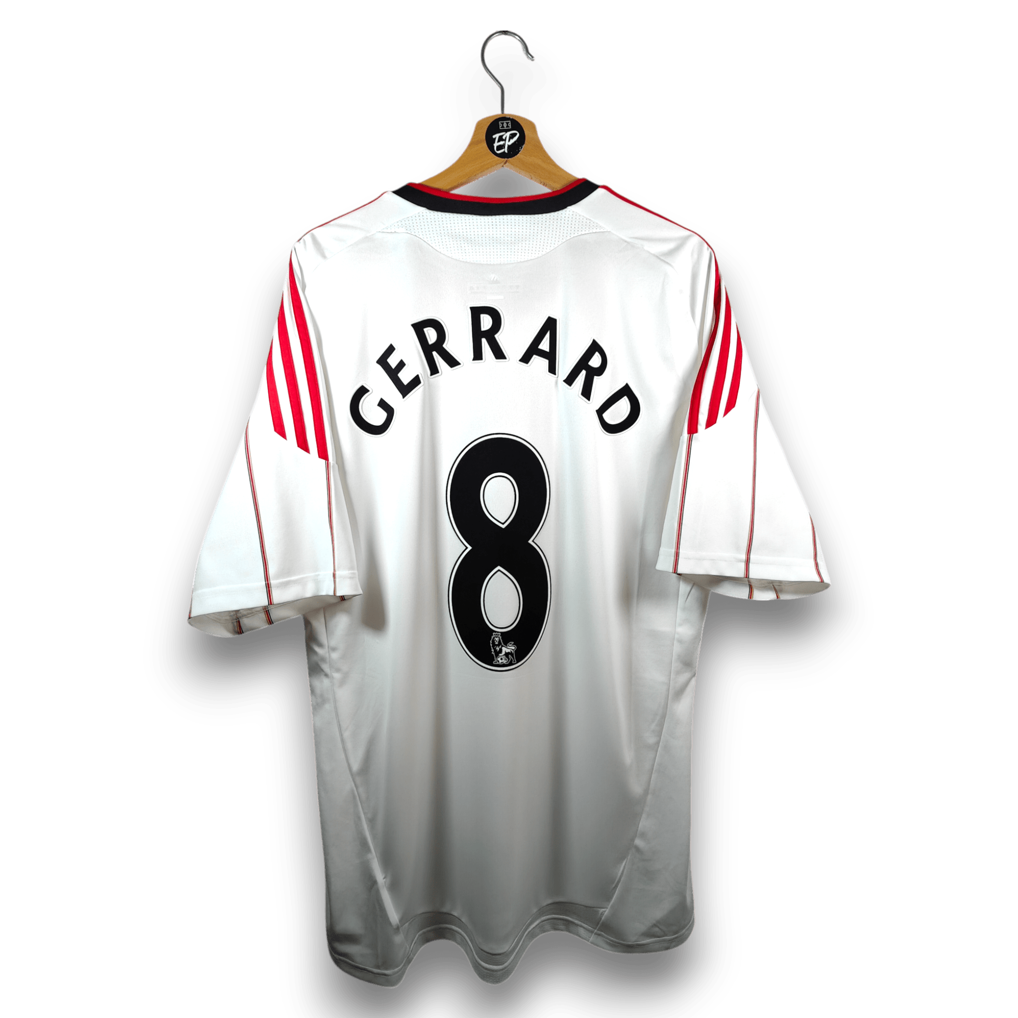 2010 - 11 Liverpool Away Shirt Gerrard 8 (XL) - Eternal Pitch