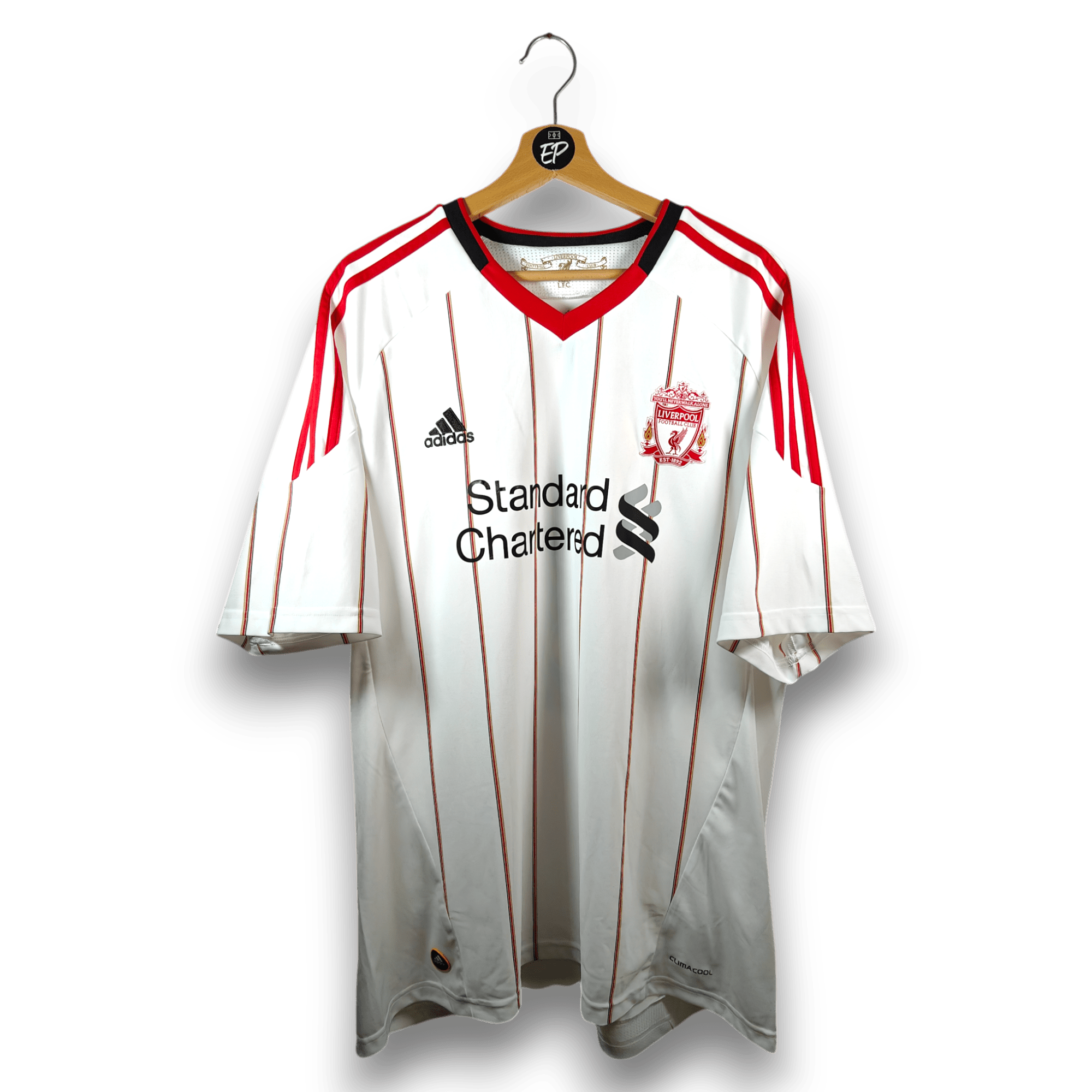 2010 - 11 Liverpool Away Shirt Gerrard 8 (XL) - Eternal Pitch