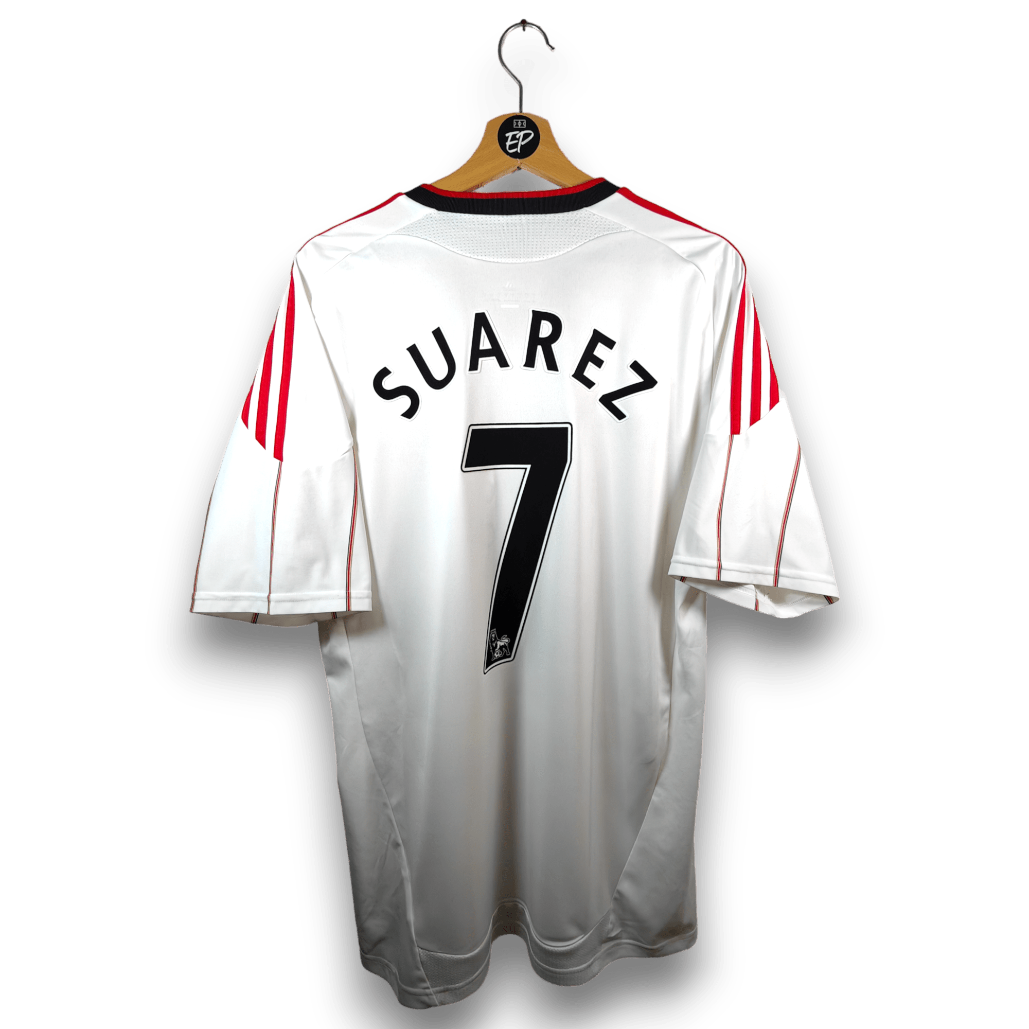 2010 - 11 Liverpool Away Shirt Suarez 7 (L) - Eternal Pitch