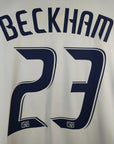 2010 - 11 Los Angeles Galaxy Home Shirt Beckham 23 - 9/10 - (XL) - Eternal Pitch