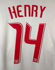 2010 - 11 New York Red Bulls Home Shirt Henry 14 - 8.5/10 - (M) - Eternal Pitch