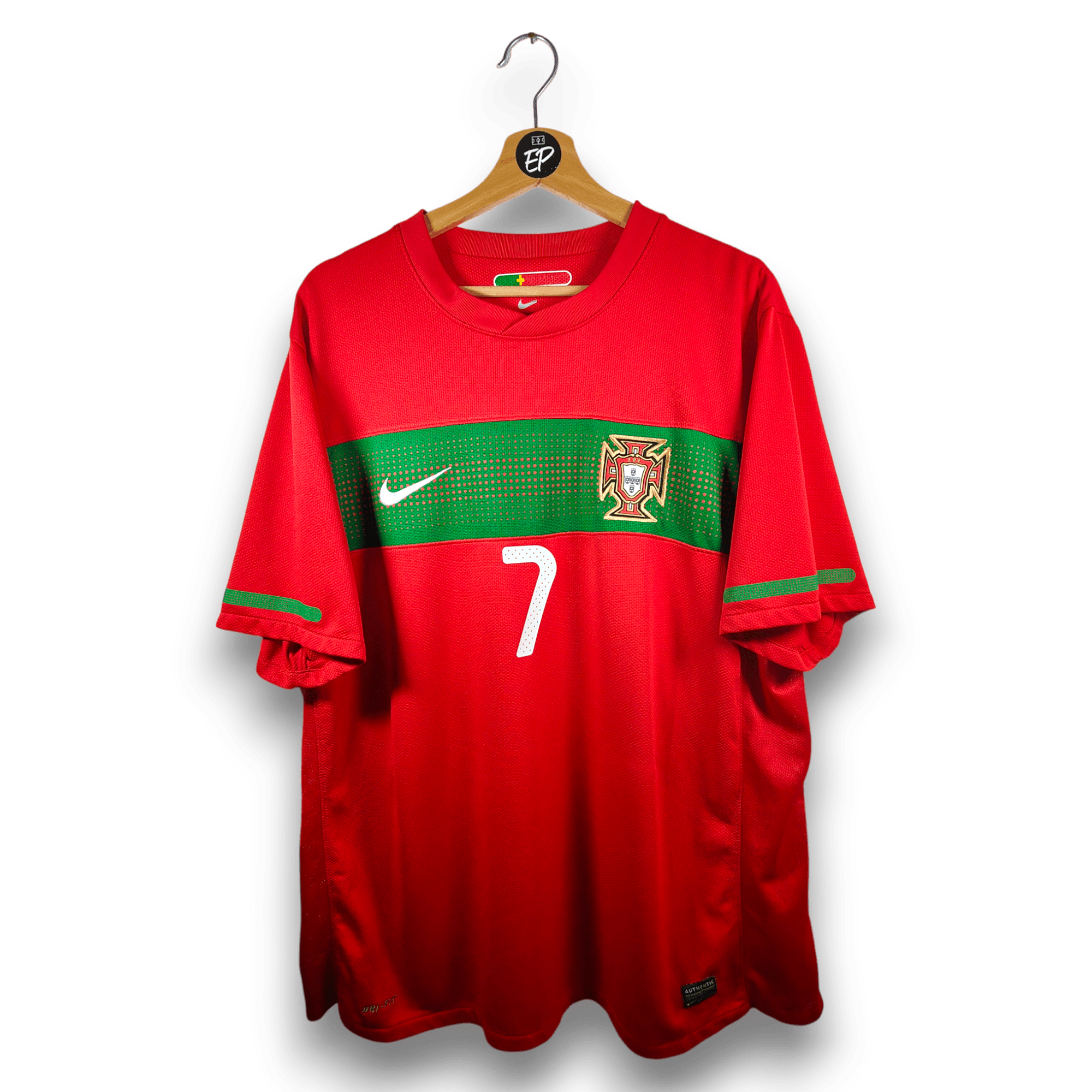 2010 - 11 Portugal Home Shirt Ronaldo 7 - 9.5/10 - (XL) - Eternal Pitch