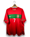 2010 - 11 Portugal Home Shirt Ronaldo 7 - 9.5/10 - (XL) - Eternal Pitch