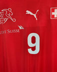 2010 - 11 Switzerland Home Shirt Frei 9 - 9/10 - (XL) - Eternal Pitch
