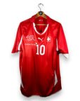 2010 - 11 Switzerland Home Shirt Nkufo 10 (L) - Eternal Pitch