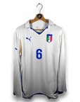 2010 - 12 Italy Away Shirt LS De Rossi 6 - 8.5/10 - (S) - Eternal Pitch
