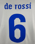 2010 - 12 Italy Away Shirt LS De Rossi 6 - 8.5/10 - (S) - Eternal Pitch