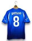 2010 - 12 Italy Home Shirt Gattuso 8 - 8.5/10 - (M) - Eternal Pitch