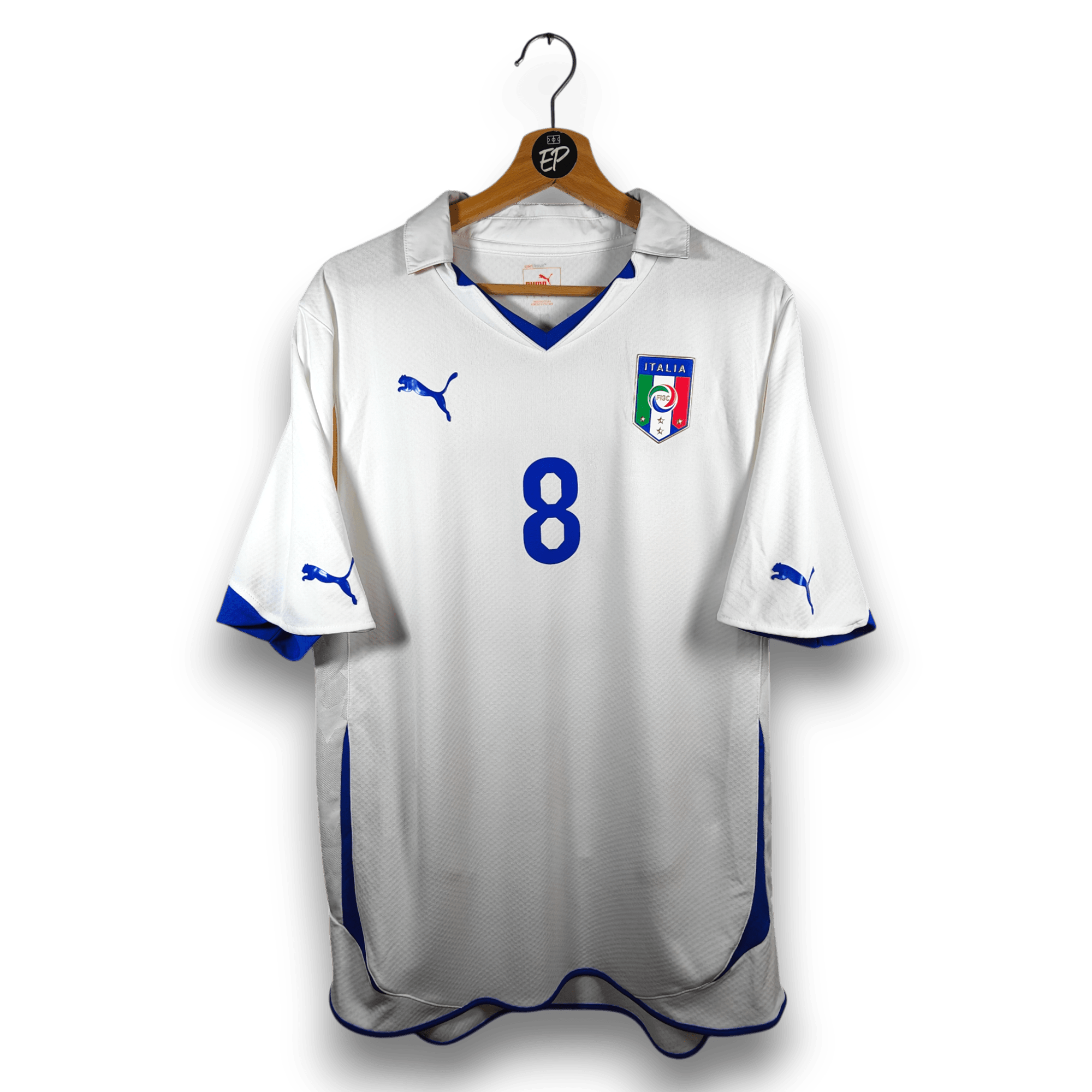 2010-12 Italy Player Version Away Shirt Gattuso #8 - 9.5/10 - (L
