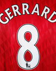 2010 - 12 Liverpool Home Shirt Gerrard 8 - 8.5/10 - (M) - Eternal Pitch