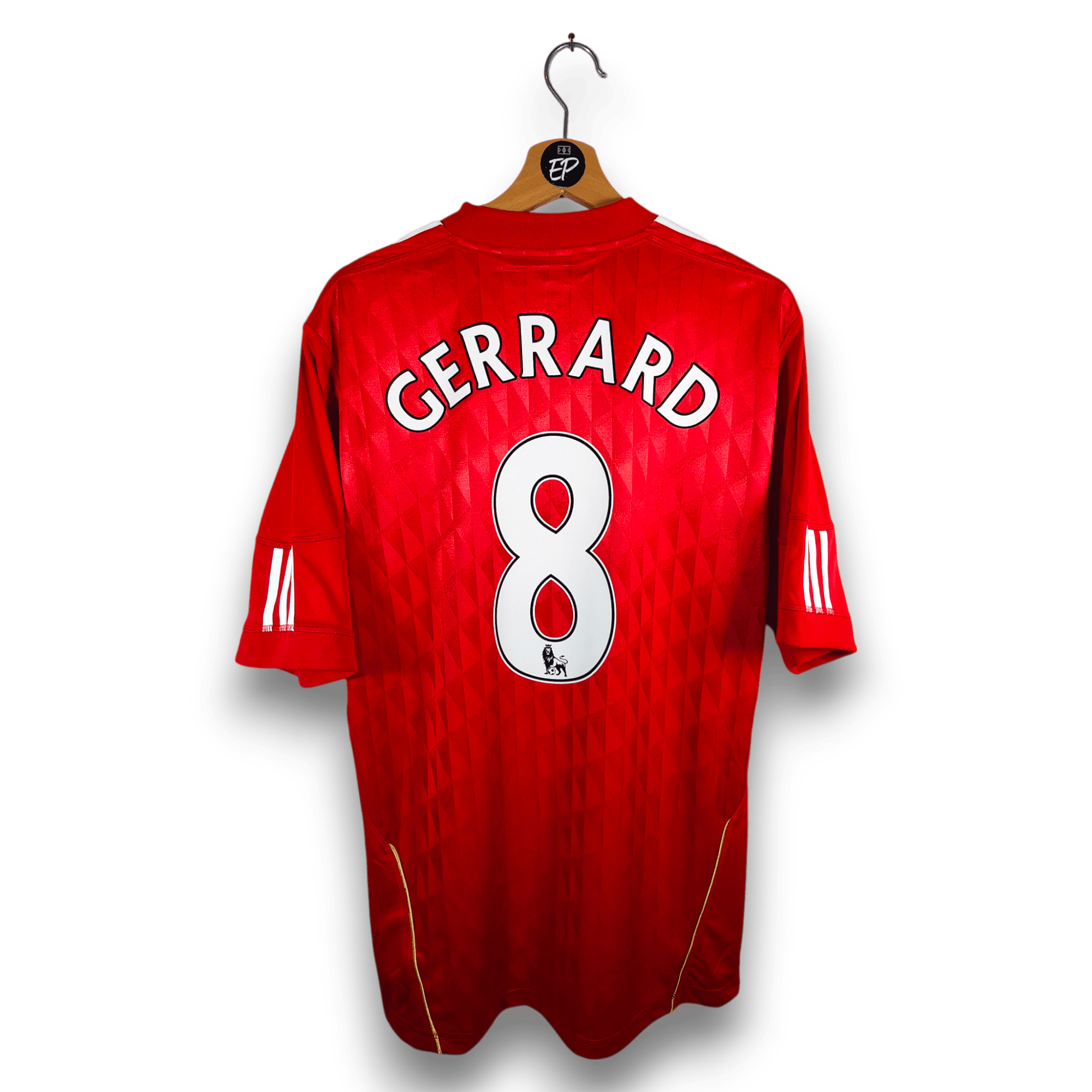 2010 - 12 Liverpool Home Shirt Gerrard 8 - 9.5/10 - (L) - Eternal Pitch