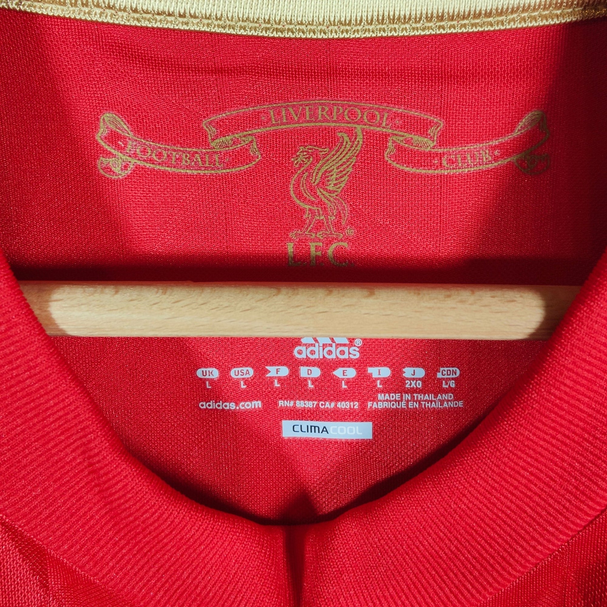 2010 - 12 Liverpool Home Shirt Gerrard 8 - 9.5/10 - (L) - Eternal Pitch